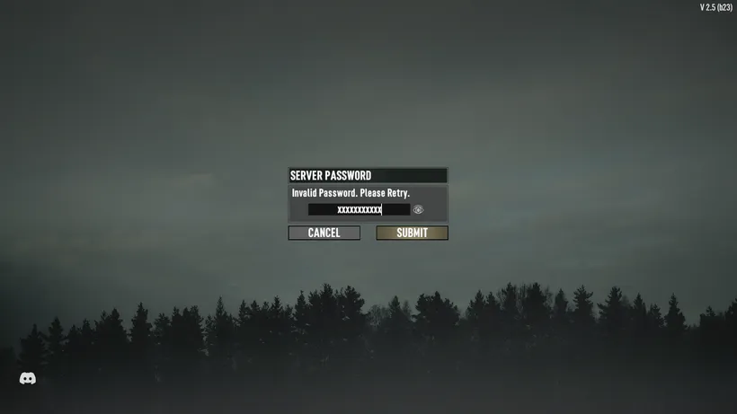 7 Days to Die server password prompt