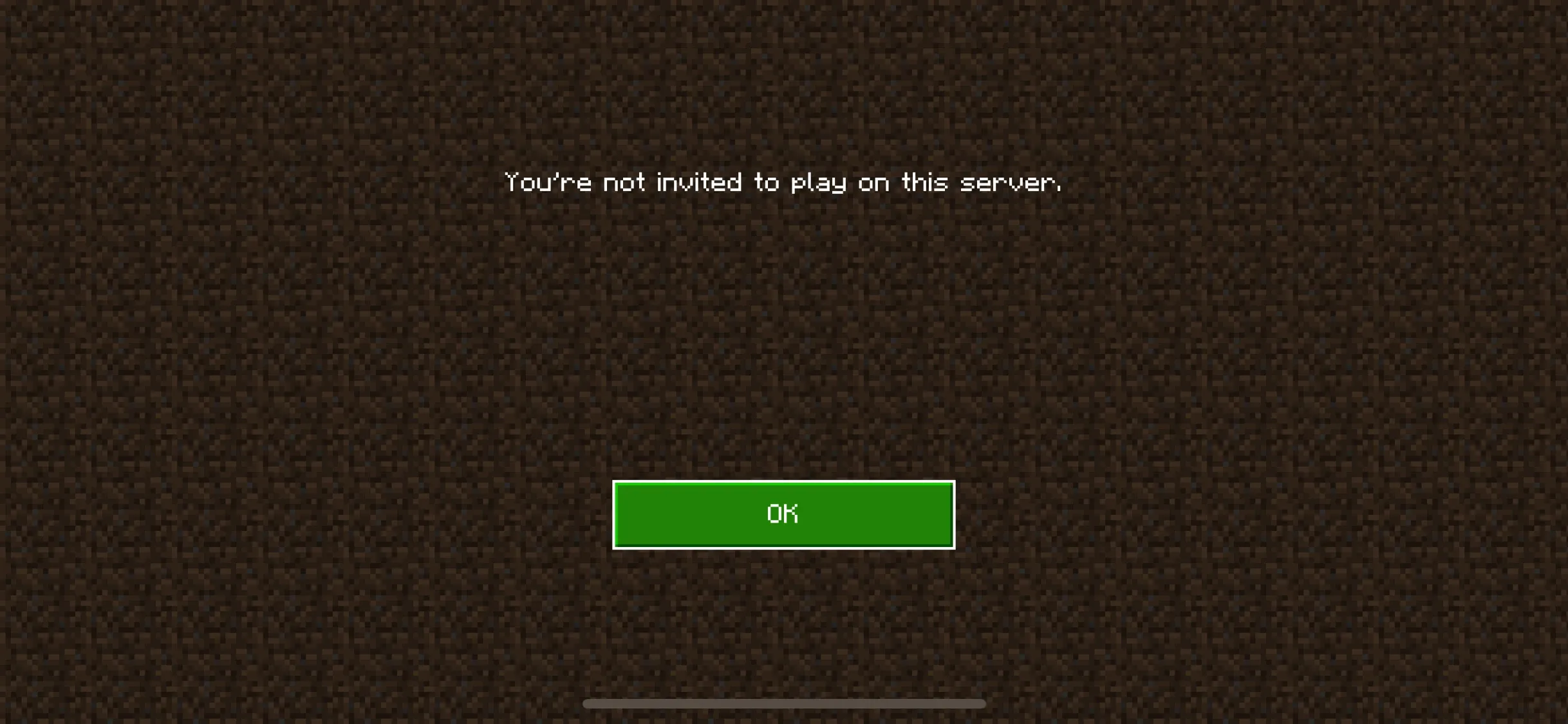 Allowlist enabled on a Minecraft Bedrock server