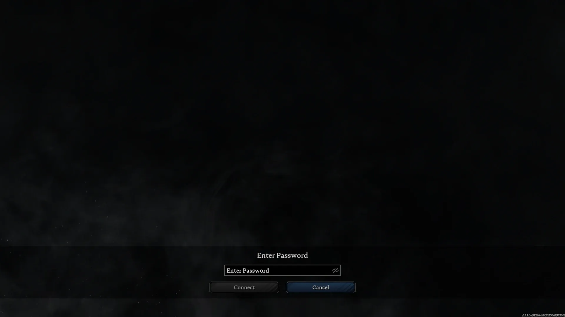 V Rising server password prompt