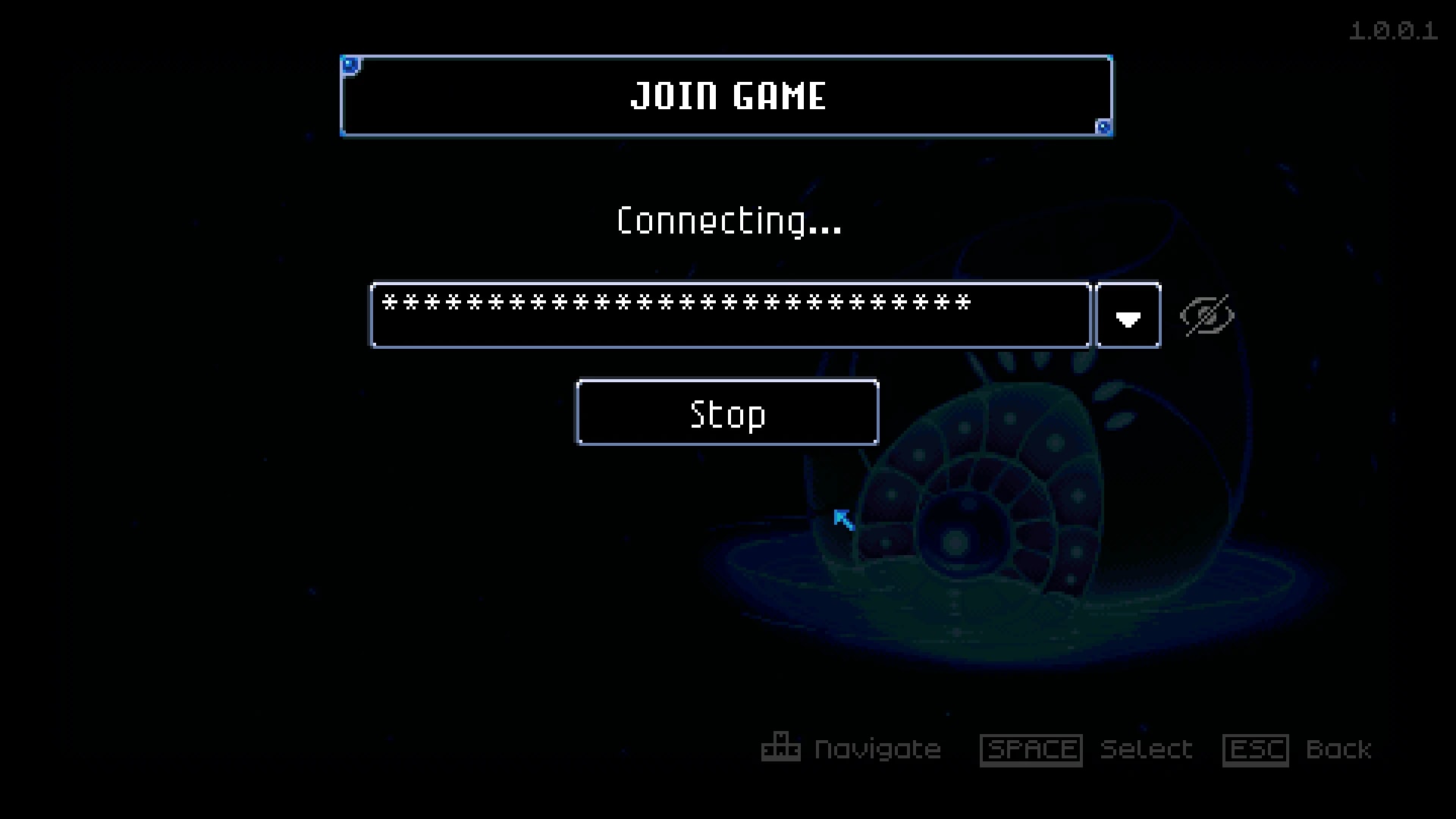 Core Keeper connecting to a game server