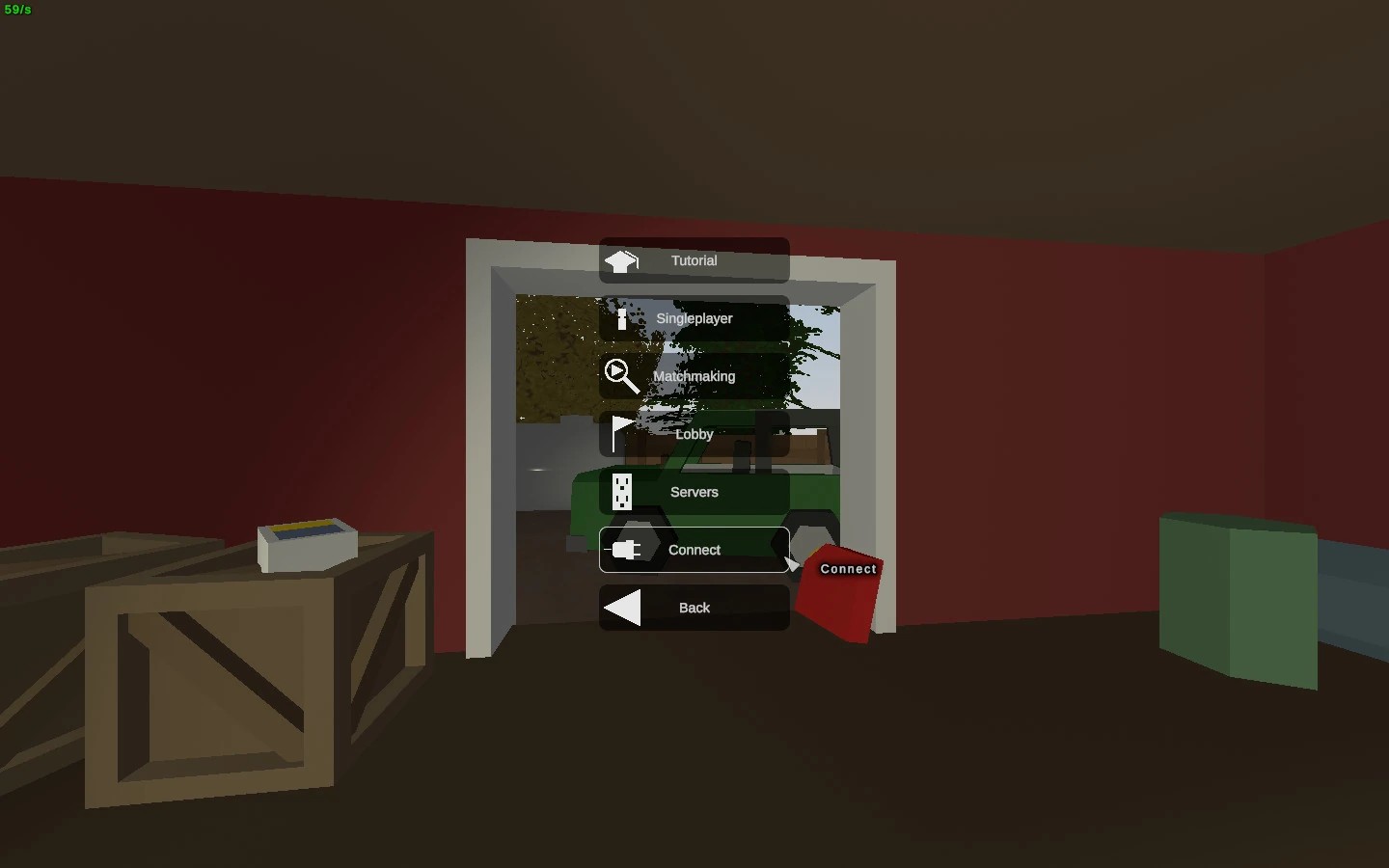 Das Unturned Spielmenü