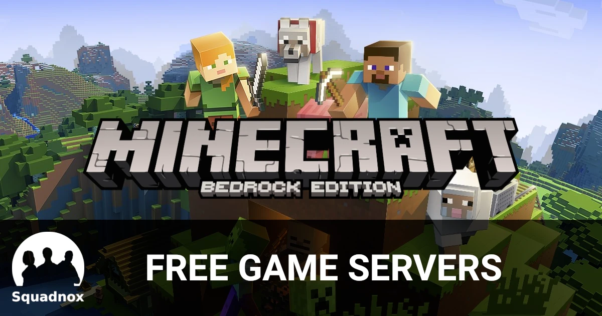 Free minecraft bedrock edition server hosting